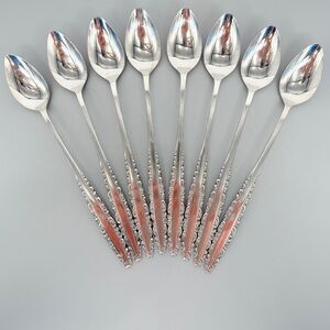 Oneida Love Story Japan Northland Iced Tea Spoons Eight Total‎